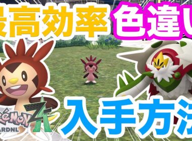 【ポケモンZA】簡単最速！色違いハリマロンの入手方法を解説！色違いブリガロンをゲットしてメガブリガロンに備えよう！