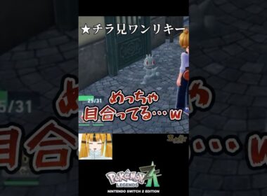 爆走！チラ見ワンリキー【ポケモンZA】 #shorts #vtuber
