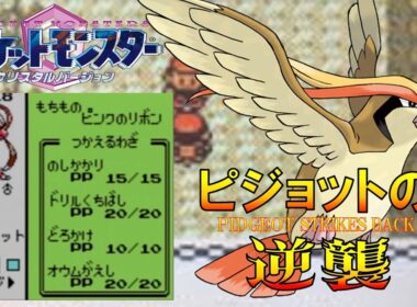 【ポケモン1匹縛りプレイ】ピジョットにドリルくちばしとのしかかりを覚えさせてジョウトを旅してレッドに逆襲する!!ポケモン1匹縛りプレイ強化ポッポきみにきめた!! part3【ゲーム実況】【縛りプレイ】