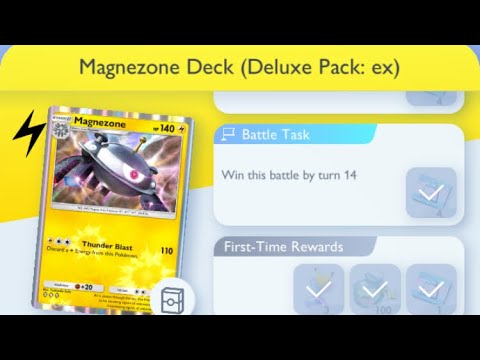 Pokémon TCG Pocket - Magnezone Deck (Deluxe Pack: ex) | Early Win Mission