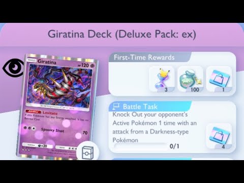 Pokémon TCG Pocket - Step-Up Battle [Intermediate] | Giratina Deck (Deluxe Pack: ex)