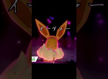 キョダイマックスイーブイ鳴き声　囁く　#ポケモン #ポケモン剣盾 #ポケモンza #イーブイ