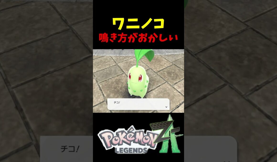 ポケモンZAのワニノコの鳴き方おかしすぎるｗｗ #ゲーム実況 #虫タイプ統一 #ポケモンZA #ポケモン