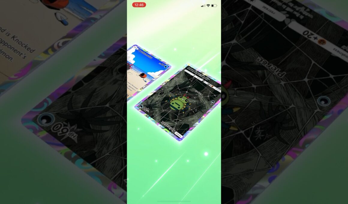 Pokémon TCG Pocket - Trade #64 | Pyukumuku (Illustration Rare) for Spinarak (Illustration Rare)