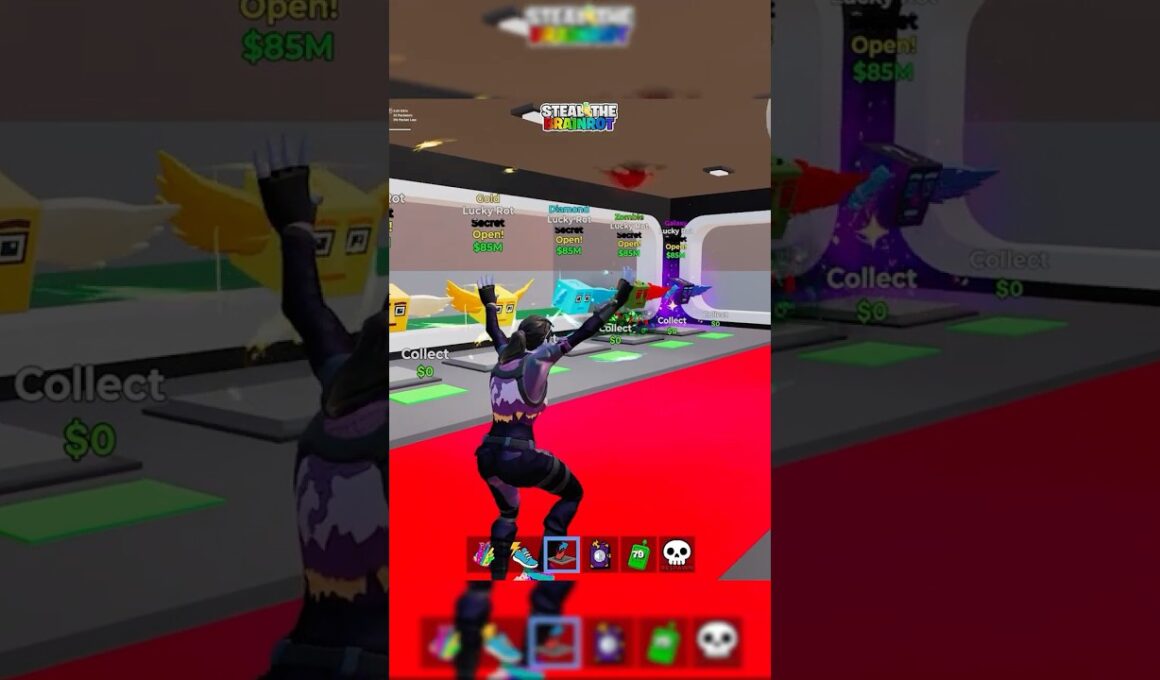 ブレインロットの『シークレットラッキーロット5種類』開けてみた結果💀 #フォートナイト #fortnite #brainrot