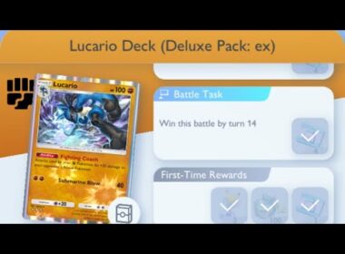 Pokémon TCG Pocket - Lucario Deck (Deluxe Pack: ex) | Early Win Mission
