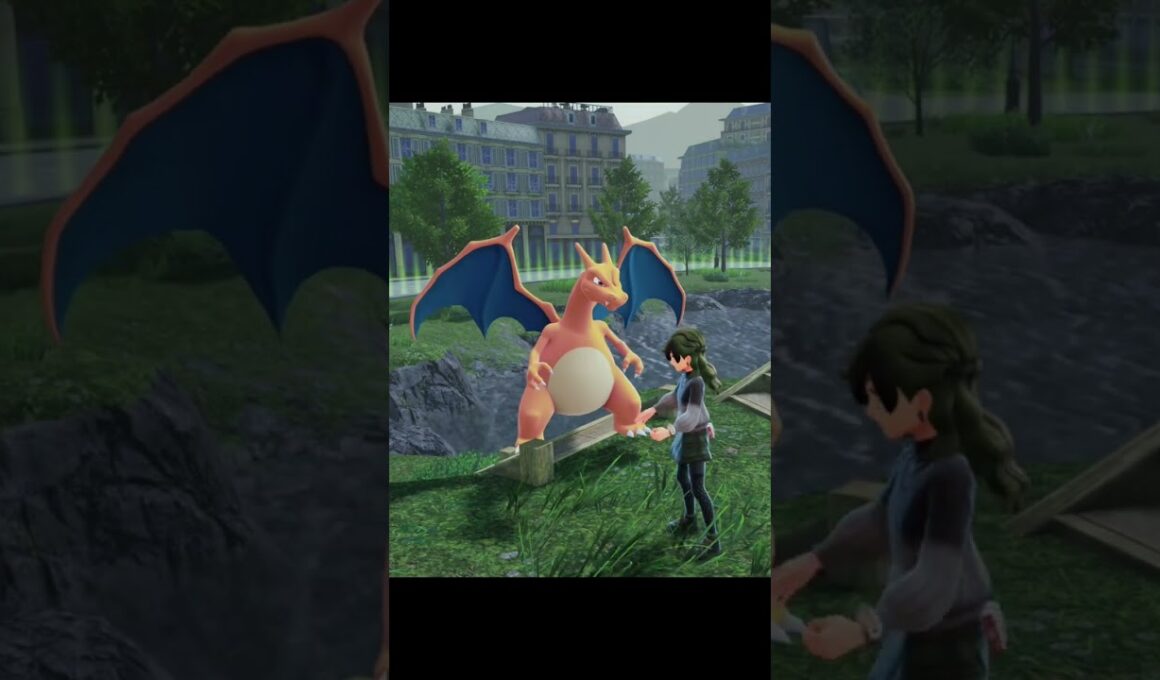 ポケモン進化 ヒトカゲ リザード リザードン メガシンカ　ポケモンレジェンズZA #shorts #pkmn