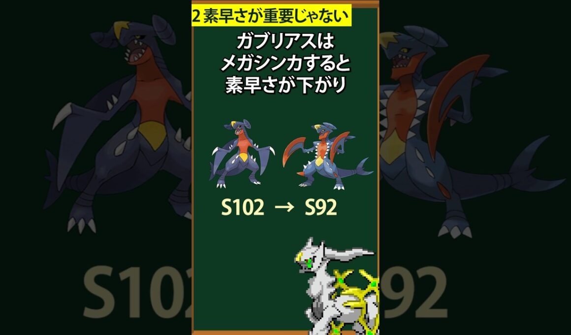 【ポケモン】ZAでメガガブリアスが無双してる理由3選