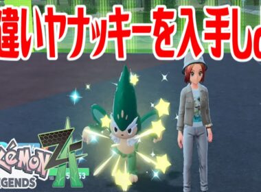 【ポケモンZ-A】色違いヤナッキーを入手しよう 進化入手【Pokémon LEGENDS Z-A】