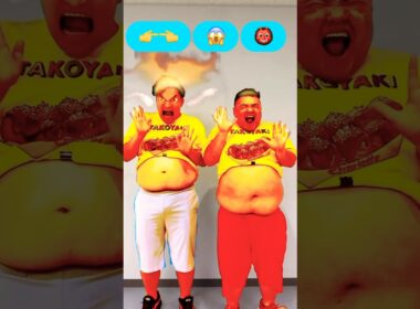 【BIGコラボ】120kgの双子ファイヤーダンス　#dance #shorts #シャルロット #ンダホ  #charlotte