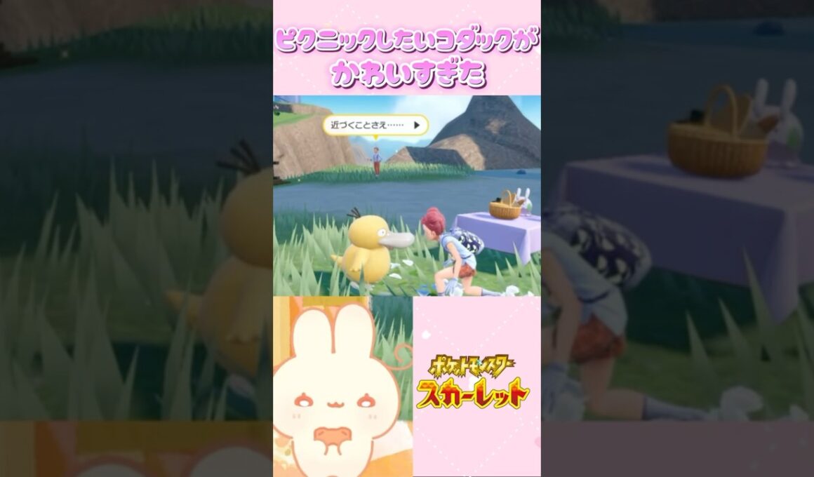 【#ポケモンsv】ピクニックしたいコダック可愛すぎ🎵 #shorts #ポケモン #pokemon