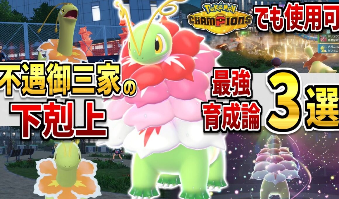 【ポケモンZA】「メガメガニウム」チャンピオンズでも使える！強い育成論・努力値を解説！【Pokémon LEGENDS Z-A】