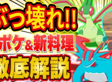 【ポケスリ】アンバー渓谷の新ポケモンがヤバい！ボーマンダ/フライゴン/イワパレスの能力と新料理をポケスリガチ勢が徹底解説【ポケモンスリープ】【Pokémon Sleep】