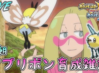 【ポケモンUSUM】アブリボン育成雑談【早朝】