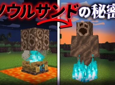 "ソウルサンドの秘密"の『マイクラ都市伝説』を検証した結果・・【まいくら,マインクラフト,解説,都市伝説,】