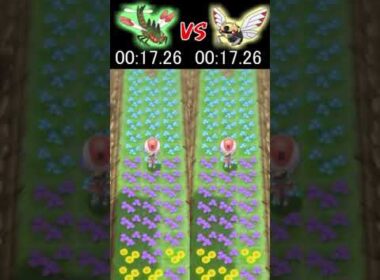 メガヤンマ VS テッカニン 速いのはどっち？【ポケモンBDSP】#shorts