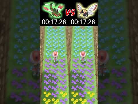 メガヤンマ VS テッカニン 速いのはどっち？【ポケモンBDSP】#shorts