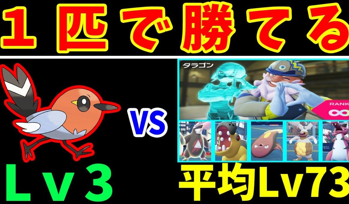 『Lv3ヤヤコマ』。たった１匹でタラゴン（最終強化）を撃破する！？【ゆっくり実況】【ポケモンZA】