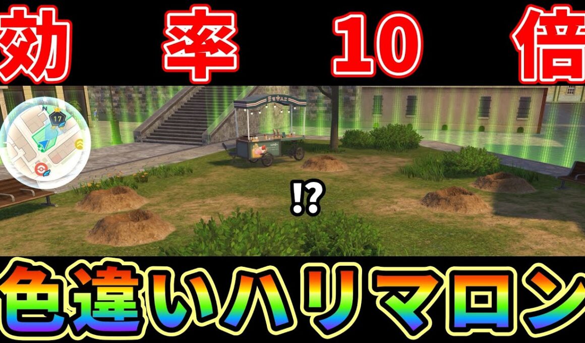 【ポケモンZA】ハリマロン色違い厳選効率10倍にする方法がヤバ過ぎる！