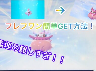 フレフワンってどうやって進化させるん？？簡単GET方法！！