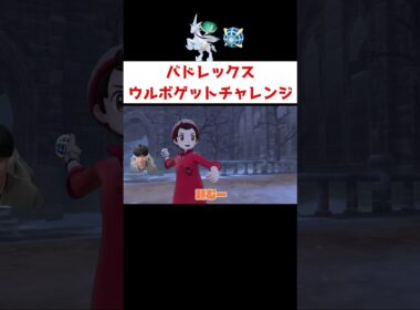 バドレックスウルボゲットチャレンジ！ #ゲーム実況 #shorts #ポケモン #ポケモンSV #剣盾 #バドレックス #オシャボ #厳選