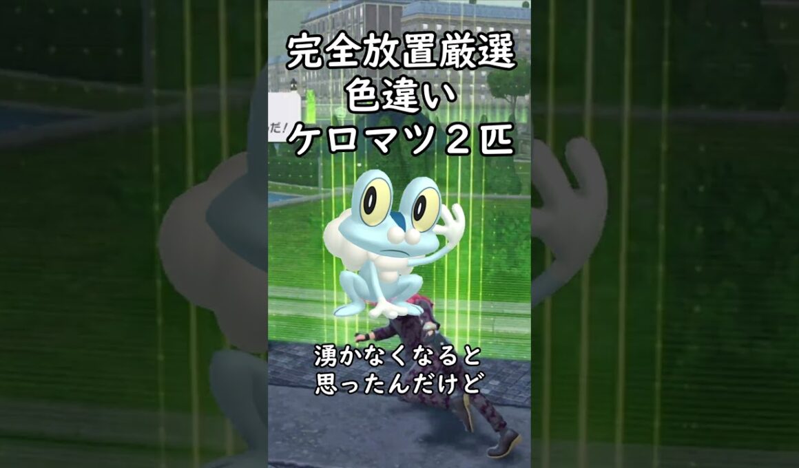 色違いケロマツ２匹完全放置厳選！！【Pokémon LEGENDS Z-A】