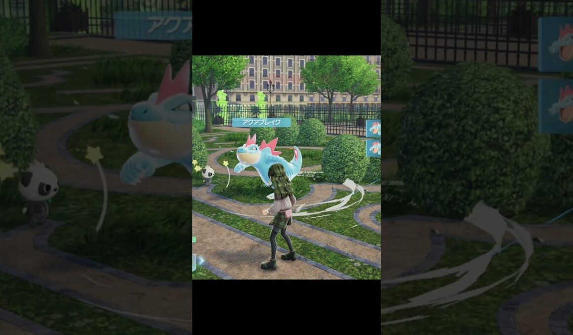 ポケモン進化 ワニノコ アリゲイツ オーダイル メガオーダイル　メガシンカ　ポケモンレジェンズZA #shorts #pkmn