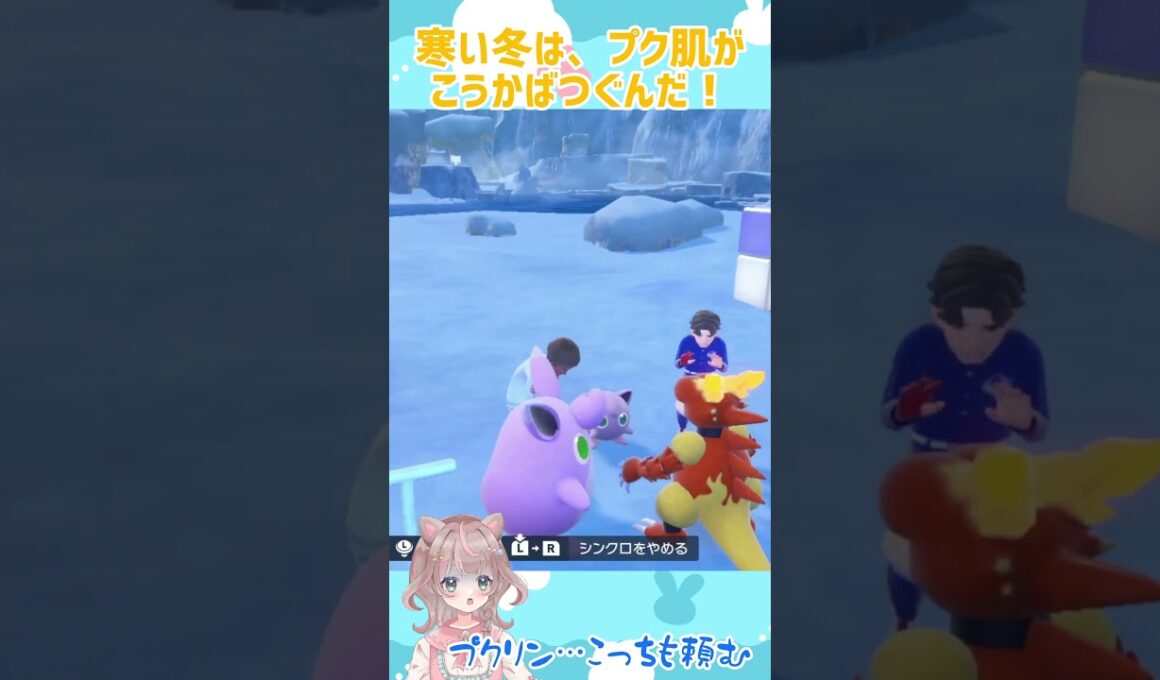 【ポケモンSV】凍えそう？そんなときは、プクリンにお任せあれ！