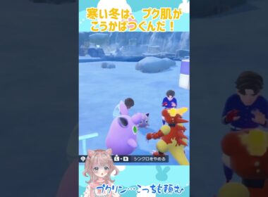 【ポケモンSV】凍えそう？そんなときは、プクリンにお任せあれ！