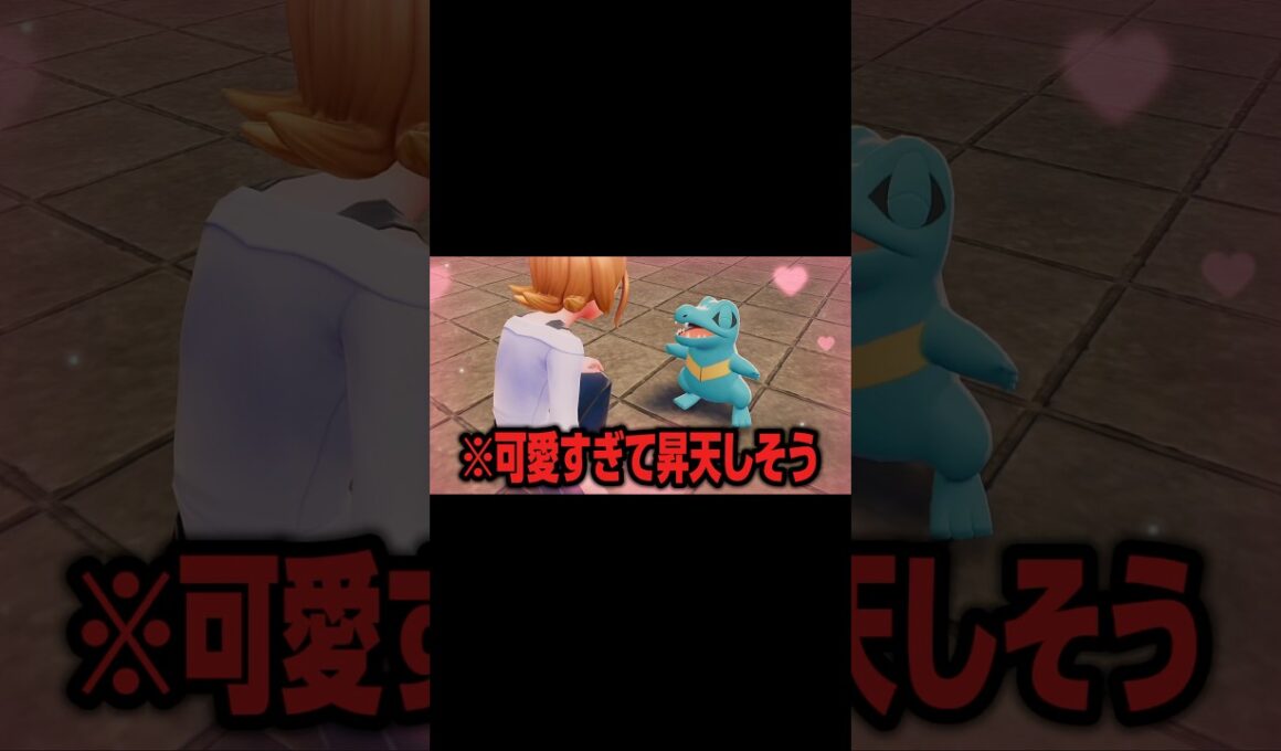 ワニノコがアイドルすぎてヤバいwwww #pokemonlegendsza #ポケモンza #shorts