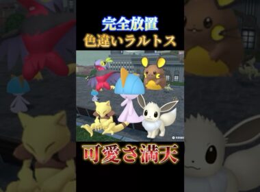 【レアポケ大量】完全放置で色違いラルトス、イーブイ、ケーシィを同時に狙える神スポット発見【ポケモンZA】#shorts #ポケモン #つっつー #pokemon