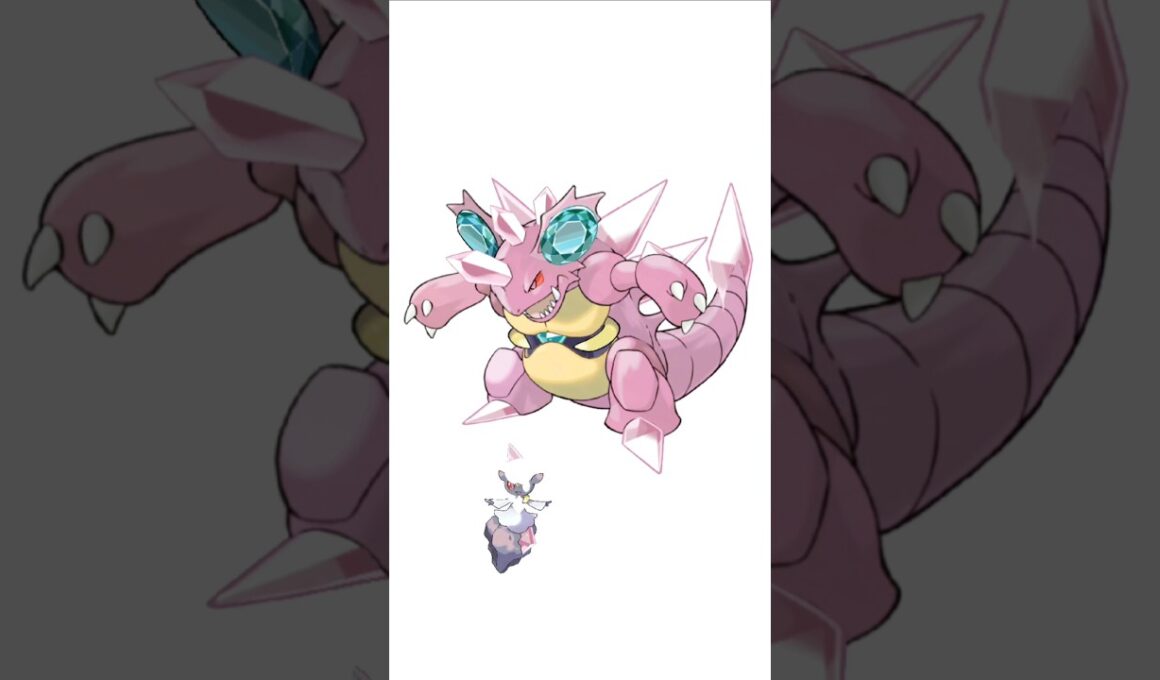 ニドキング＋ディアンシー。棘結晶　#ポケモンフュージョン #改造ポケモン  #伝説のポケモン #最強ポケモン #色違いポケモン