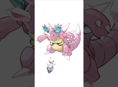 ニドキング＋ディアンシー。棘結晶　#ポケモンフュージョン #改造ポケモン  #伝説のポケモン #最強ポケモン #色違いポケモン