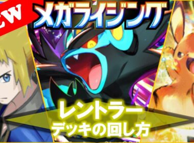 【ポケポケ】【デッキ紹介】レントラー・デッキの回し方! 『🚫メガポケモンを駆逐せよ! 環境メタデッキ🚫』【No.10】【Mega Rising】【メガライジング】