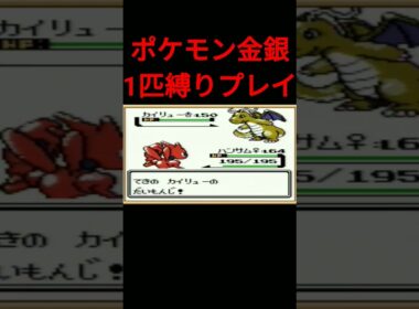 【ポケモン金銀】ポケモン金銀1匹縛りプレイ!!ハッサムver【縛りプレイ】#ポケモン金銀 #縛りプレイ #ハッサム #ゲーム実況