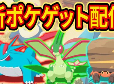 新ポケピックアップ中のアンバー渓谷で最強の「ボーマンダ/フライゴン/イワパレス」をゲットする伝説の配信【ポケモンスリープ】
