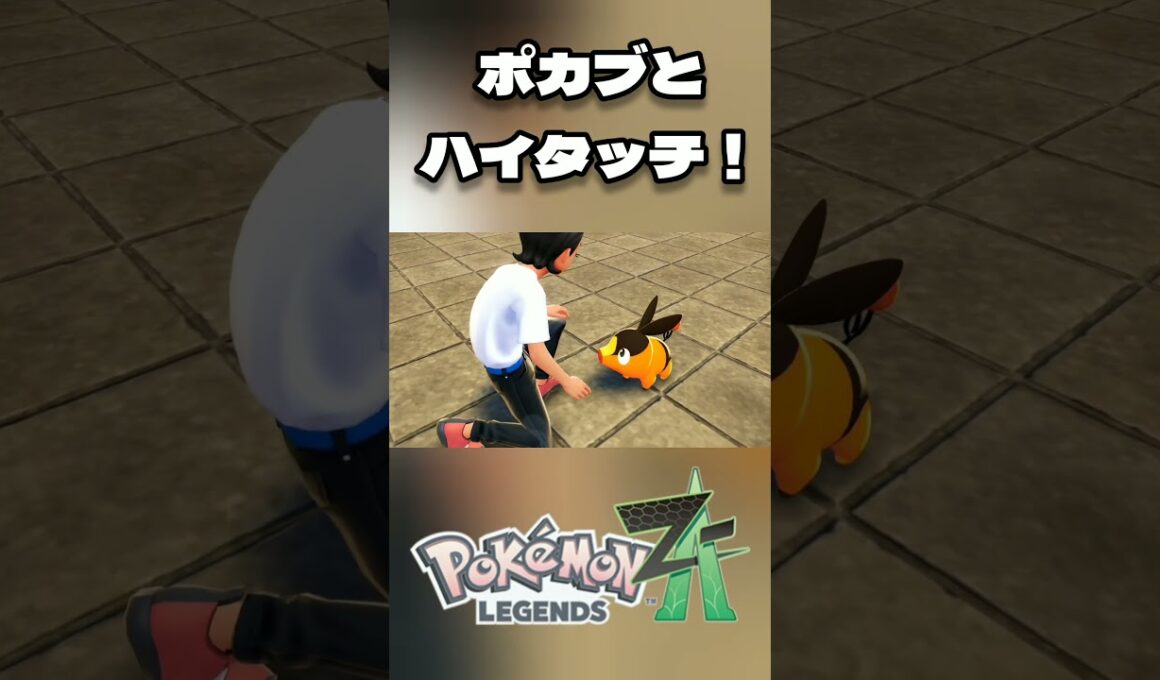 [ポケモンZA] ポカブとハイタッチ！ [Pokémon LEGENDS Z-A] ※ネタバレ有 #short #shorts #ポケモンZA #ポケモンLEGENDSZA #ポケモン