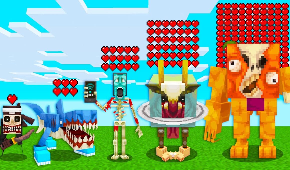 呪われたブレインロットたちに変身できる世界がヤバすぎた【まいくら・マインクラフト・トゥントゥントゥンサフール/トララレロ トラララ/ITALIAN BRAIN ROT】