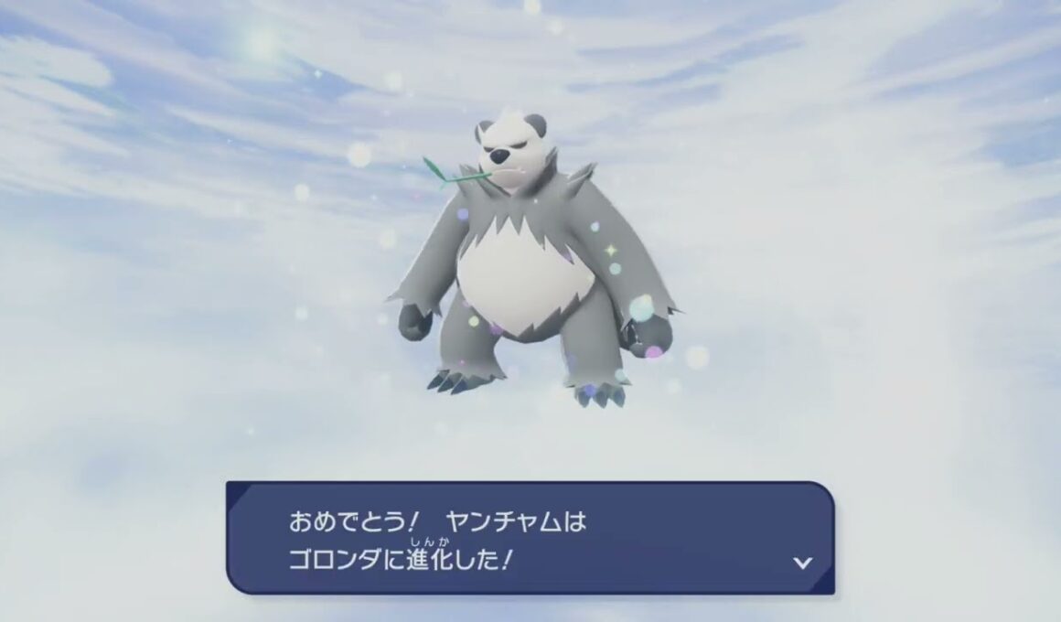 ポケモン特殊進化　ヤンチャム→ゴロンダ　レジェンズZA