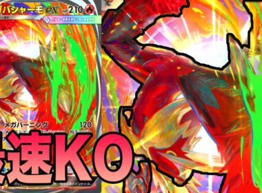 今作1番の大当たりバシャーモが強すぎた