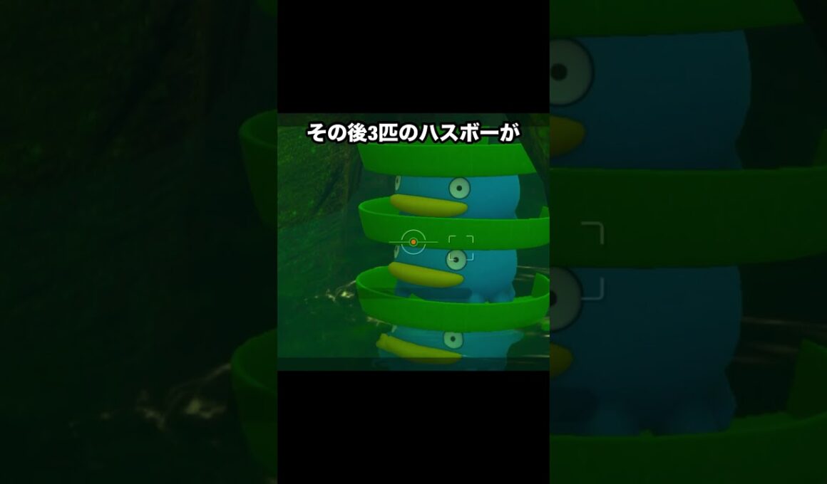 【謎の生態】ハスボーの上のハスボーの上のハスボー #ポケモン #newポケモンスナップ