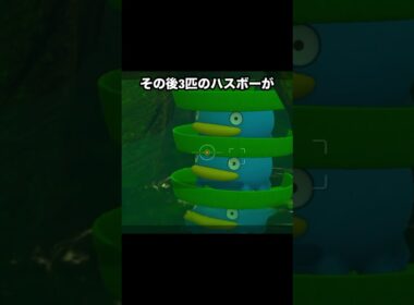 【謎の生態】ハスボーの上のハスボーの上のハスボー #ポケモン #newポケモンスナップ