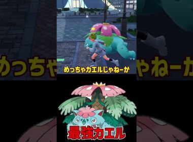 このカエル結構強い メガフシギバナ