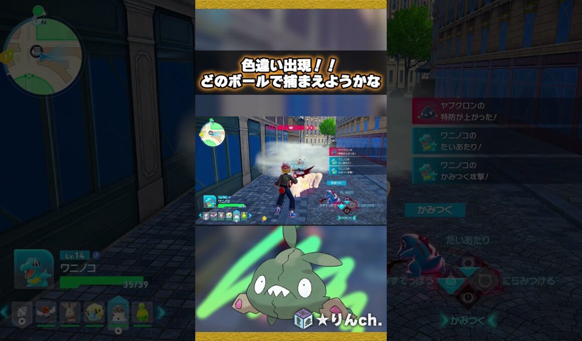 【色違いヤブクロン出現】どのボールで捕まえようかな～【ポケモンZA】