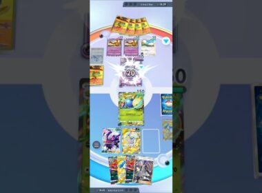 サニゴーンはナイトメアオーラで倒しましょう! #ポケポケ #shortsfeed #shorts