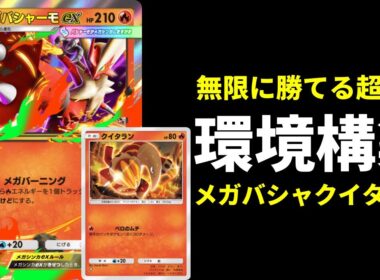 【ポケポケ】無限に勝てる環境構築。狙撃→アカギが強すぎるクイタラン×メガバシャーモexデッキを紹介します。【ポケカ/Pokémon Trading Card Game Pocket】