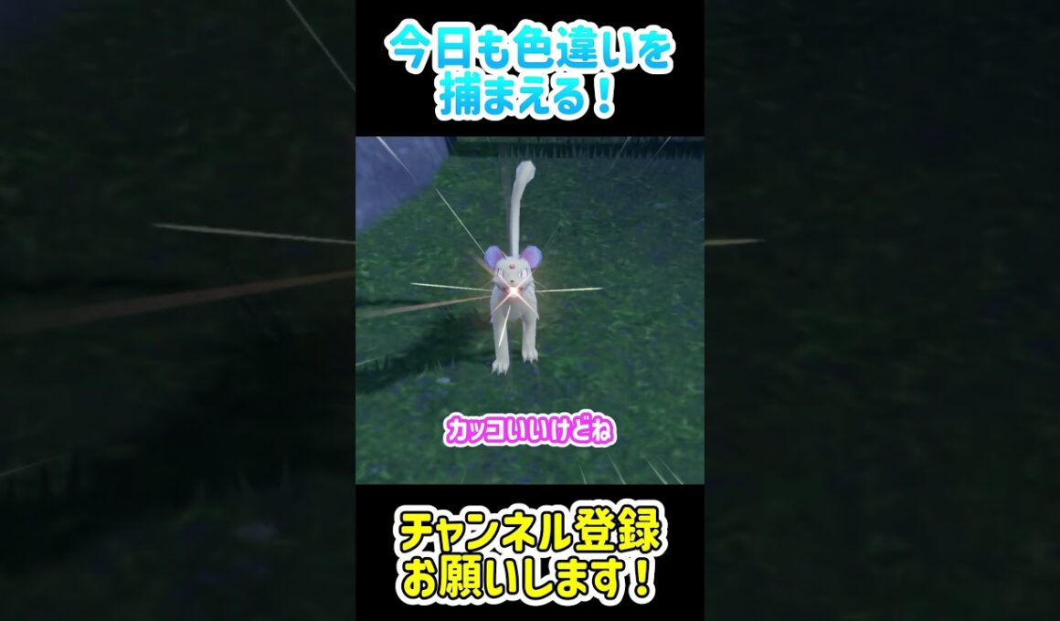 【ポケモンSV】色違いを捕まえる！