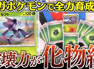 【え？】３００ダメージ越えのベンチ狙撃？？？『ゲノセクト』を全力で育成したらエグいことになった！！！【メガヤンマ・メガニウム】