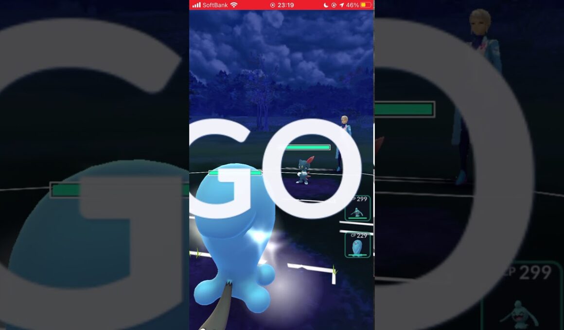 【ポケモンGO】 No.202 ソーナンス あまえる&おんがえし/Pokémon GO No.202 Wobbuffet Amaeru & Ongaeshi #shorts