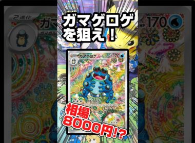 【ポケカでカンダシンジを狙え！ブラックボルト開封】ポケカブラックボルトをバラパック開封だ！ガマゲロゲとゼクロムBWR、SARを狙え‼️ポケモンSRなら泣きの１パック🥲